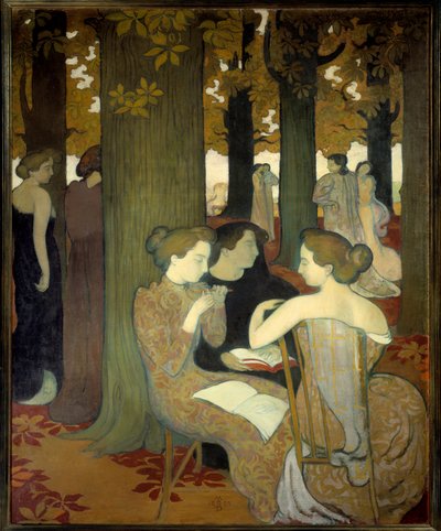 Múzy nebo v parku od Maurice Denis