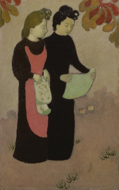 Dvě sestry, 1892 (panel) od Maurice Denis