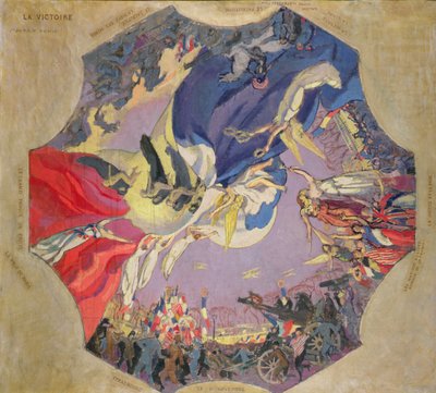 Vítězství roku 1918 (olej na plátně) od Maurice Denis