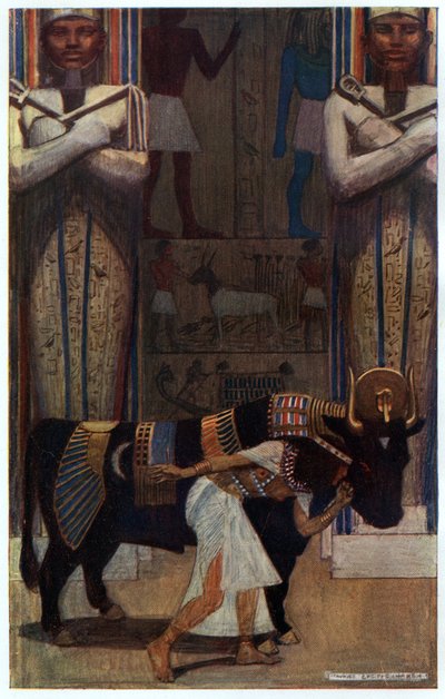 The Girl Wife and the Bath Bull, ilustrace z 