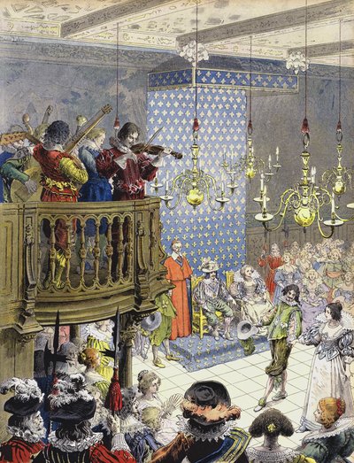 Míč u dvora od Maurice Leloir