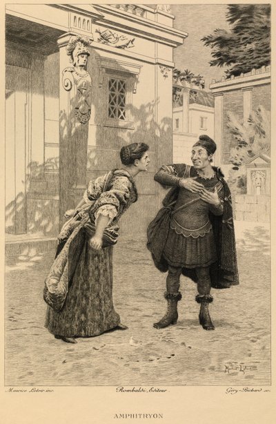 Amfitryon od Moliera od Maurice Leloir