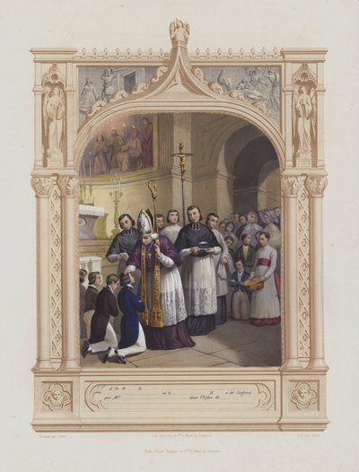 Potvrzení (akvatinta) od Maurice Leloir