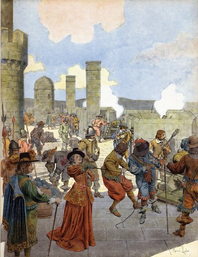Fronde, 4. července od Maurice Leloir