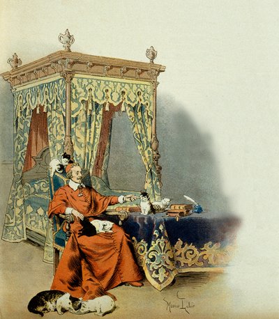 Historie Francie: Kardinál Richelieu (Armand Jean du Plessis od Maurice Leloir