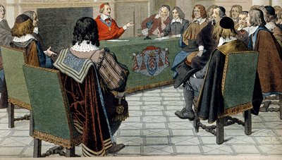 Historie Francie: Kardinál Richelieu (Armand Jean du Plessis od Maurice Leloir