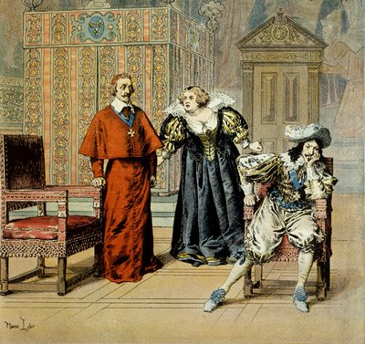 Historie Francie: Journee des Dupes: Kardinál de Richelieu (Armand Jean du Plessis od Maurice Leloir
