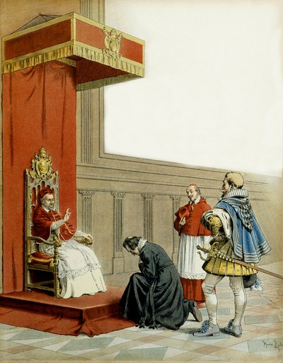 Historie Francie: Prezentace abbého Armanda de Cardinal de Richelieu (Armand Jean du Plessis od Maurice Leloir