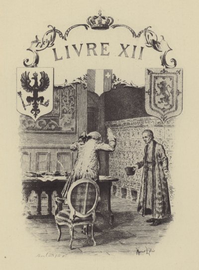 Ilustrace ke knize XII Vyznání Jean-Jacquese Rousseaua (rytina) od Maurice Leloir
