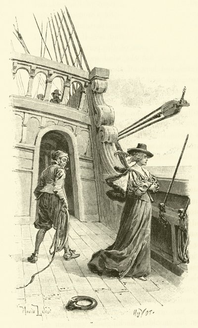 Ilustrace pro Tři mušketýři (rytina) od Maurice Leloir