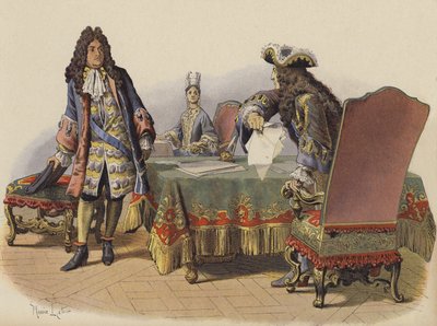 Urážka krále v bytech Madame de Maintenon od Maurice Leloir