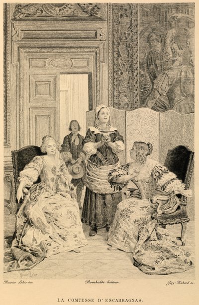 Hraběnka z Escarbagnasu by Moliere od Maurice Leloir