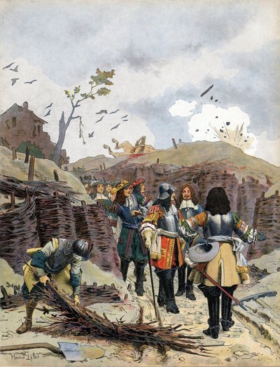 Ludvík XIV., známý jako Le Roi-Soleil (král Soleil nebo Ludvík Veliký od Maurice Leloir