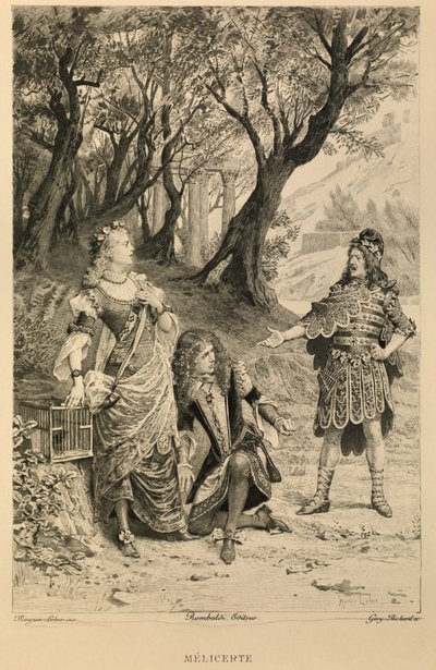 Melicerte de Moliere od Maurice Leloir