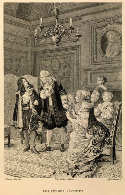 Moliérovy Savantky od Maurice Leloir