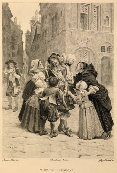 Monsieur de Pourceaugnac od Moliera od Maurice Leloir