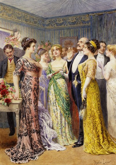 Scény z La Rampe od Maurice Leloir
