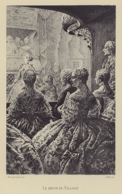 The Village Soothsayer (hlubotisk) od Maurice Leloir