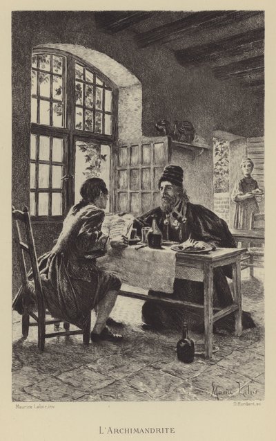 Archimandrite (rytina) od Maurice Leloir