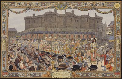 Vstup krále Ludvíka XIV. a jeho královny do Paříže přes La Porte Sainte-Antoine od Maurice Leloir