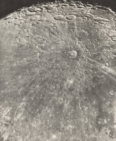 Vyfotografujte měsíční záření z Tycha – vzestupná fáze, 1899 od Maurice Loewy