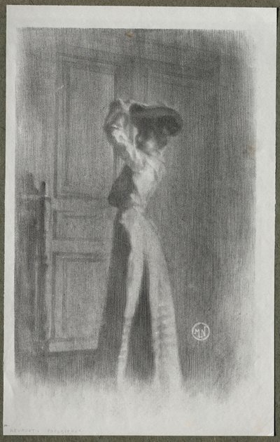 Módní žena, c. 1900. od Maurice Louis Henri Neumont