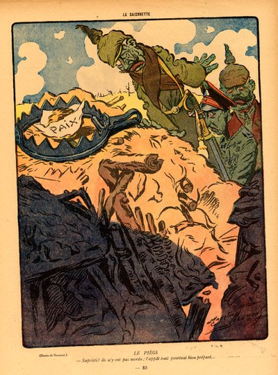 Ilustrace pro časopis "La Baionette" od Maurice Neumont