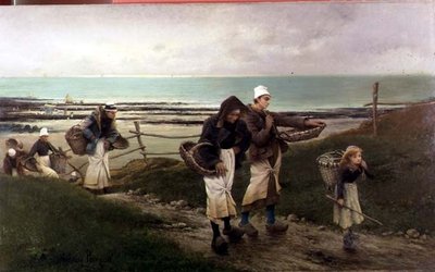 Bretonská scéna od Maurice Poirson