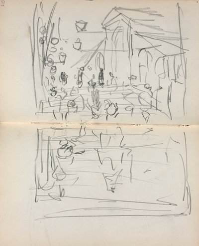 Italský skicák: (strana 209 a 210) od Maurice Prendergast