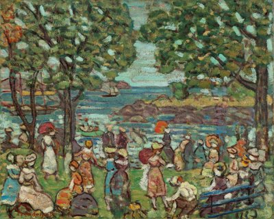 Salem Cove od Maurice Brazil Prendergast