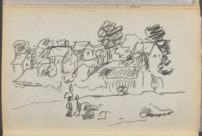 Skicář - Hotel Granite Shore, Rockport, strana 168: Domy od Maurice Prendergast