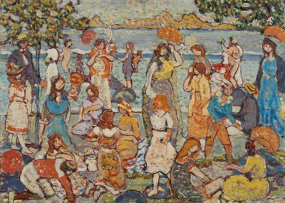 Pláž od Maurice Prendergast