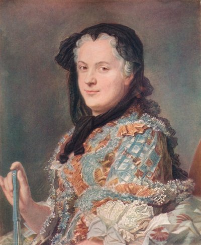 Marie Leczinska, c1748. od Maurice Quentin de La Tour
