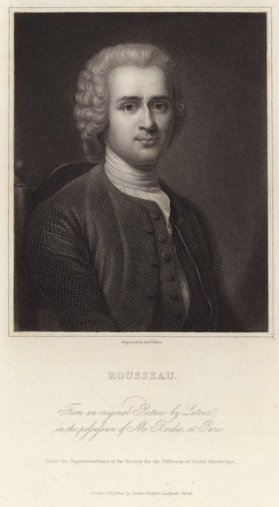 Portrét Jean-Jacquese Rousseaua od Maurice Quentin de La Tour