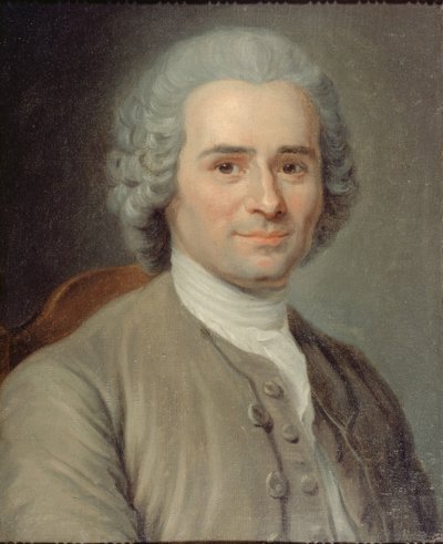 Portrét Jean-Jacques Rousseau 1712-1778. od Maurice Quentin de La Tour