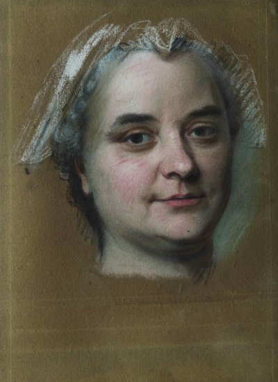Portrét Madame Pèlerin. od Maurice Quentin de La Tour