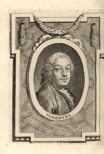 Charles Parrocel, francouzský malíř. od Maurice Quentin de la (after) Tour