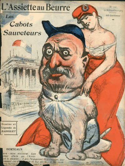 Obálka „L’Assiette au Beurre“, Satirický v barvách od Maurice Radiguet