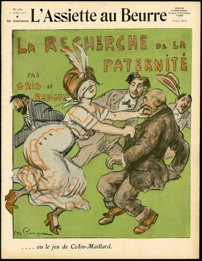 Obálka „L’Assiette au Beurre“, číslo 484, satirické v barvách od Maurice Radiguet