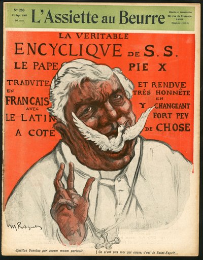 Obálka „“The Butter Tale””, číslo 283, Satirical in Colors od Maurice Radiguet