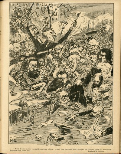 Ilustrace Maurice Radiguet (1866-1941) v Le Rire od Maurice Radiguet