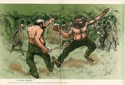 Máslový talíř, číslo 185, satirický v barvách od Maurice Radiguet