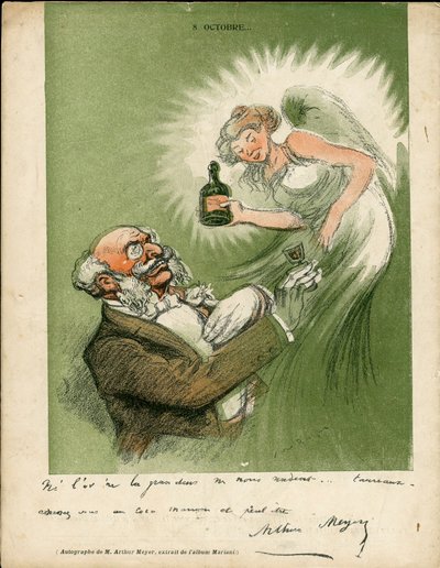 Máslový talíř, číslo 185, satirické barvy od Maurice Radiguet