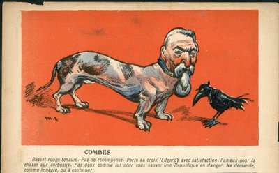 Máslový talíř, číslo 191, satirické barvy od Maurice Radiguet