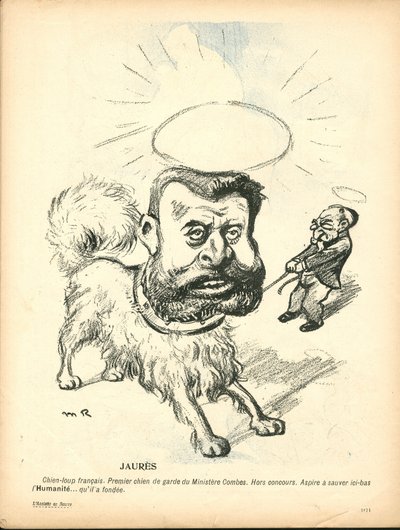 Máslový talíř, číslo 191, satirické barvy od Maurice Radiguet
