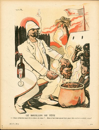 Máslový talíř, číslo 206, satirické barvy od Maurice Radiguet