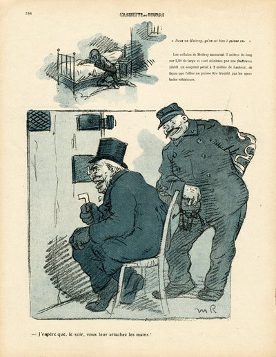 Máslový talíř, číslo 411, satirické barvy od Maurice Radiguet