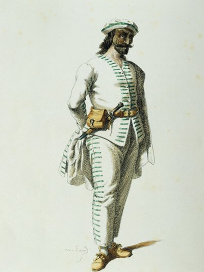 Brighella v roce 1570, Maurice Sand (1823-1889) od Maurice Sand