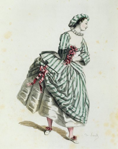 Corallina v roce 1744, Maurice Sand (1823-1889) od Maurice Sand