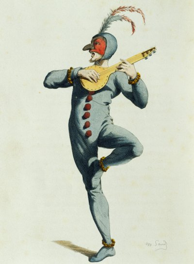 Coviello v roce 1550, Maurice Sand (1823-1889) od Maurice Sand